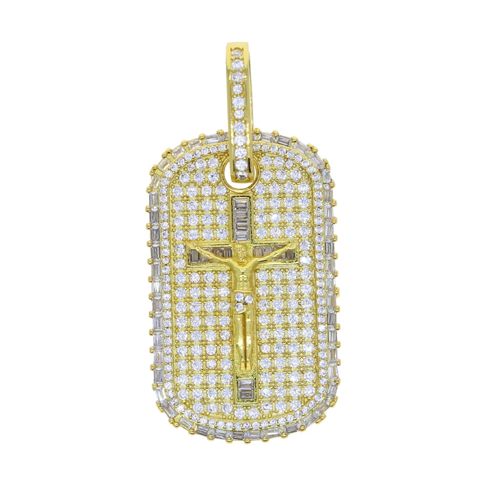 Iced out Cross  Pendant