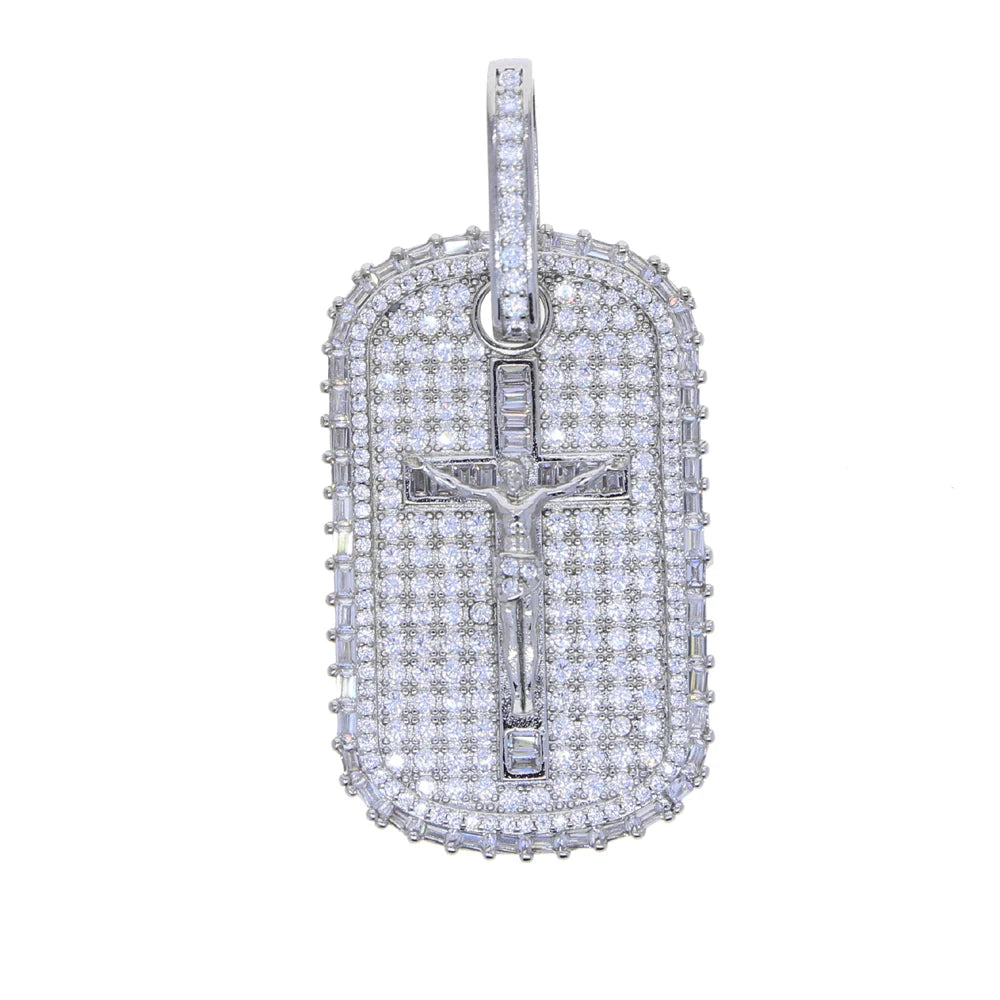 Iced out Cross  Pendant