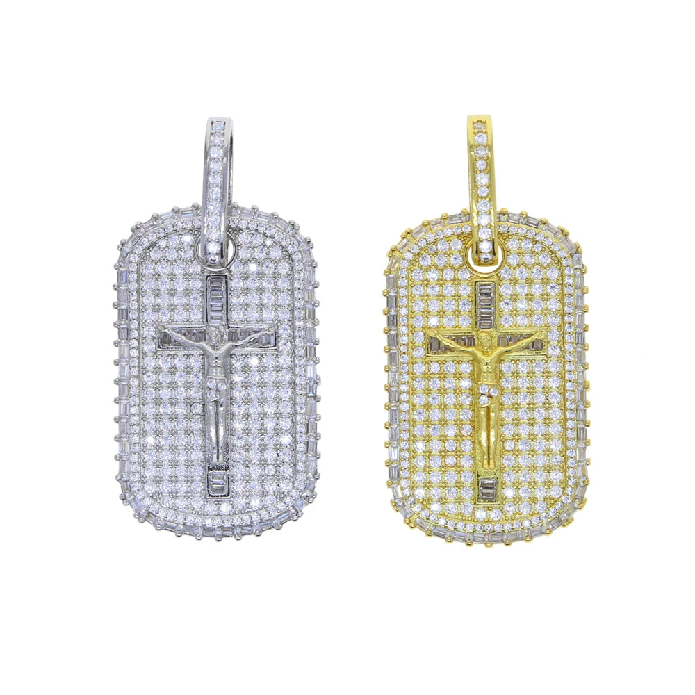 Iced out Cross  Pendant